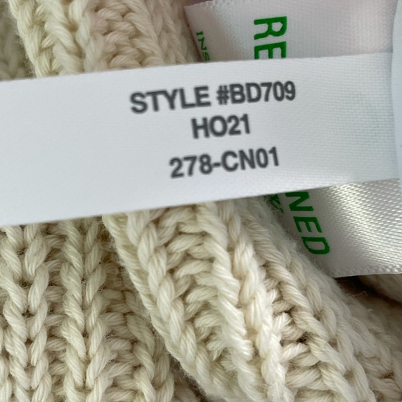 J Crew Long Cotton Cable Knit Mockneck Sweater Style BD709 - Picture 11 of 16